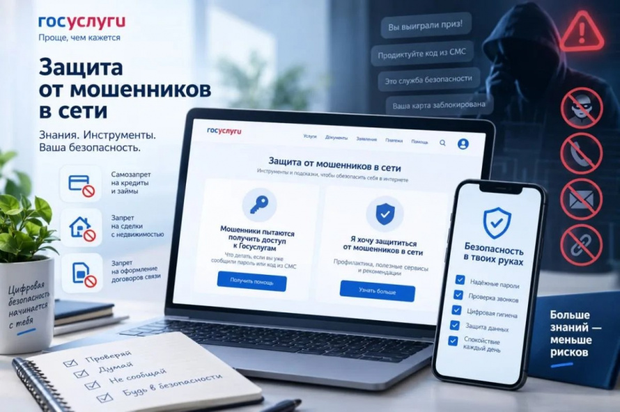 Защита  от  мошенников в  сети